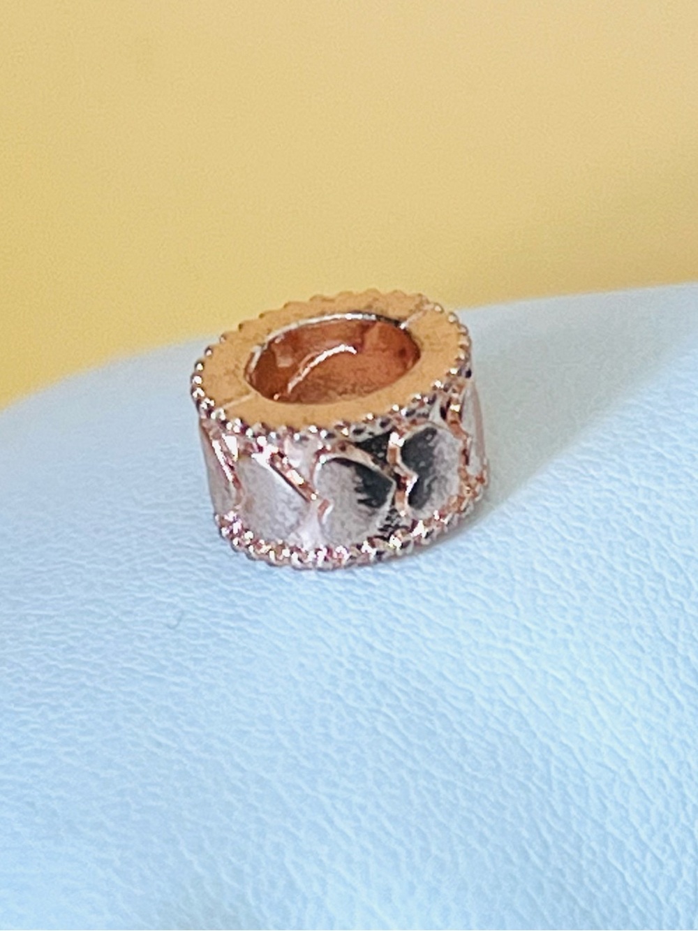 Rose Gold plated HEART Design Bracelet charm